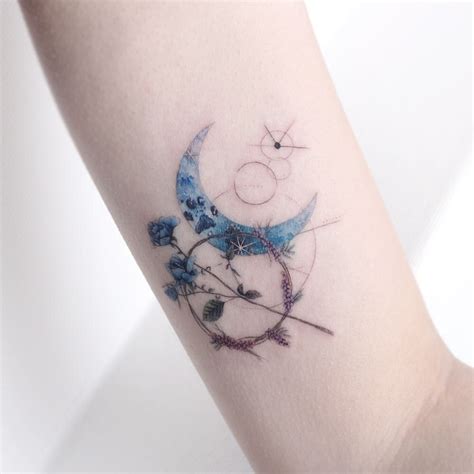 pretty moon tattoos